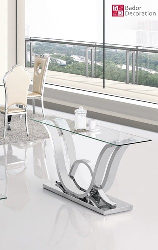 Design table console - console, inox