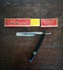 Vintage Ancien Coupe Choux KABRAND 465 Avec Étui Origine Rasoir Straight Razor 