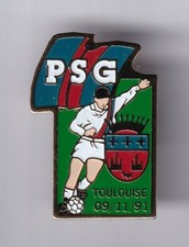 RARE PINS PIN'S .. FOOTBALL SOCCER CLUB MATCH FC TOULOUSE 31 - PSG PARIS 75 ~FC