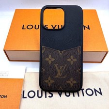Coque téléphone bumper LOUIS VUITTON monogramme pour iPhone 15 PRO MAX avec b...