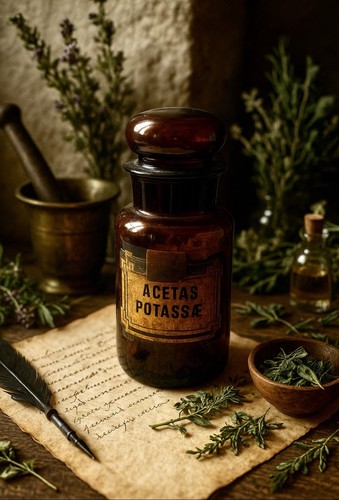 Flacon bouteille apothicaire