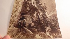 1894.Train Schynige Platte( Interlaken .photographie) .Suisse..