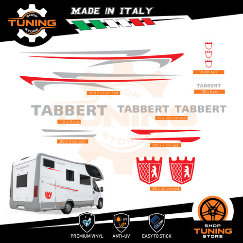 Autocollants camper kit - autocollants,