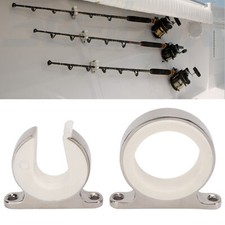 Stainless Steel Horizontal Fishing Rod Rack Multiple Rod Holder For Marine