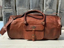 25" Sac De Voyage En Cuir