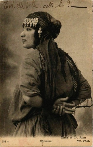Cpa tunisia 358 bedouine - tunisia,