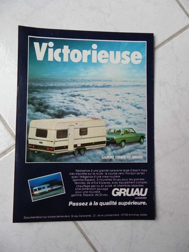 Gruau caravane peugeot 604 - gruau,