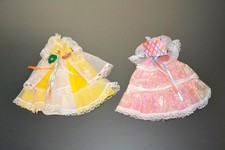 Lady Lovelylocks - 2 ROBES - Dame Boucleline - Rousseline - Mattel 1988