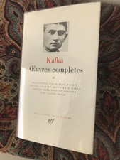 LA PLÉIADE      KAFKA          OEUVRES  COMPLÈTES   III (3)        1984