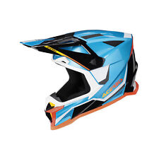 Acerbis Casque Moto Cross Enduro T711 Bleu Ciel/Blanc 0026458.487