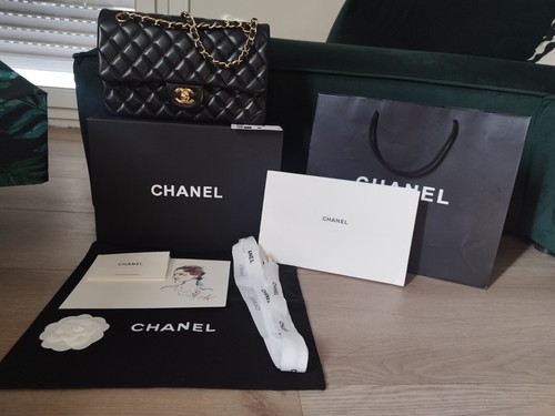 Chanel sac bandoulière cuir - sac,