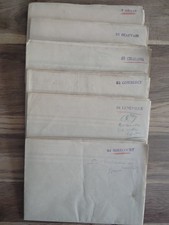 6 CARTES ETAT MAJOR  1/80 000