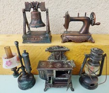 5 TAILLE-CRAYON PLAYME Lampe Pétrole Cloche Cuisinière Machine à Coudre PLAY ME