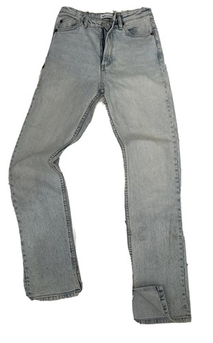 Jean femme zara - bleu, delave