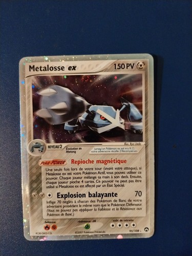 Carte pokémon metalosse - carte, ex