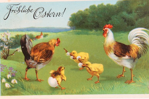 26020 joyeuses pâques - joyeuses, coq