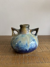 Ancien Vase en Grès Émaillé
