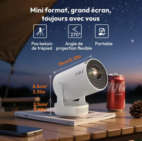 Mini vidéoprojecteur wifi - wifi, 4k