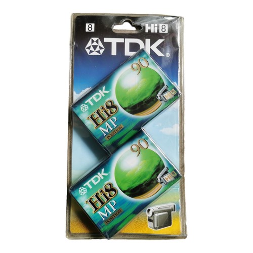 Cassettes min tdk - 2x, hi8
