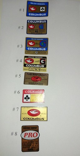 Decals stickers tubes columbus - tubes,
