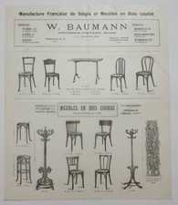 W. Baumann vers 1900 Affiche