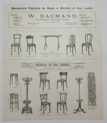 Baumann vers 1900 affiche - w.,