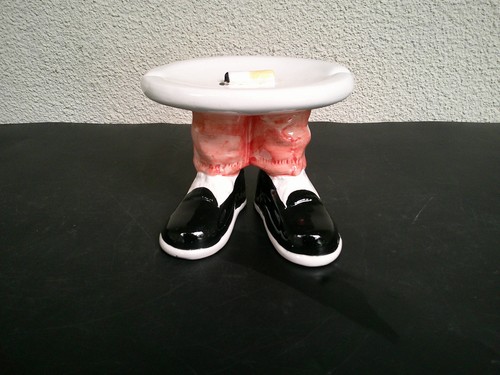 Cendrier ceramique forme de - cendrier,