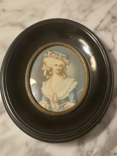 Miniature ancienne peinte a la