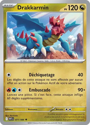 Carte pokémon drakkarmin - pokémon,