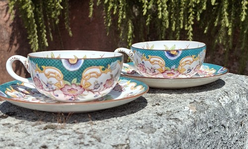 Paire tasses thé minton - thé,