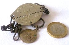 PLAQUE D'IDENTITE MILITAIRE