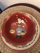 CLOISONNE COUPE BOL VASE POT