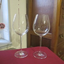 2 grand verres à bourgogne ou à dégustation en cristal SCHOTT ZWIESEL  signé
