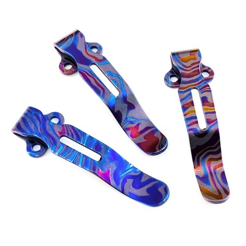 Titanium pocket clip for - clip,