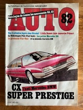 FANATIQUE DE L’AUTOMOBILE #167 bis - Salon Catalogue 1982 - CITROËN CX CORVETTE