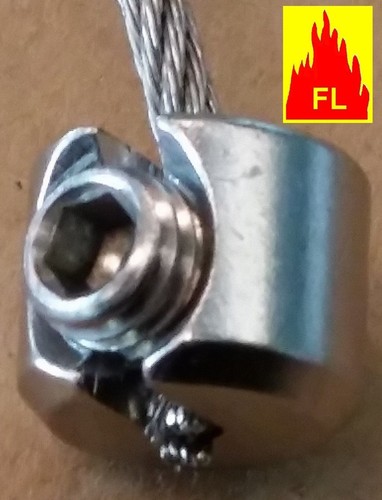 Arret butoir pour cable - cable, Ø