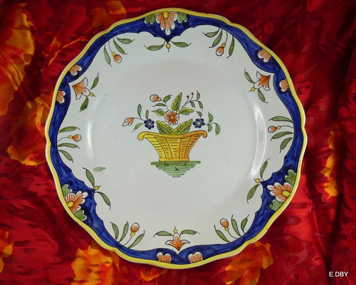 Assiette faience desvres - ,