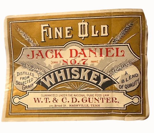 Vintage jack daniels 7 - no.,
