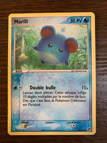 Carte pokémon commune marill - carte,