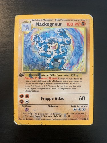 Carte pokémon mackogneur - pokémon, :