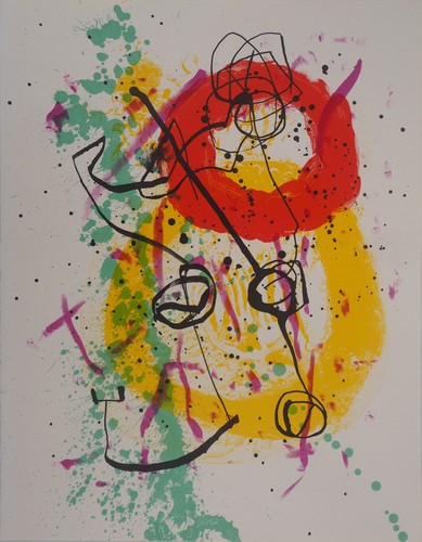 Joan miro composition - :, aux