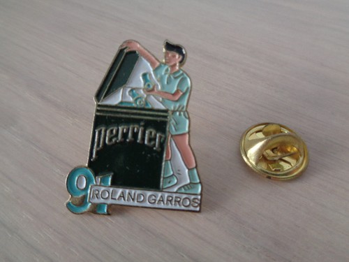Pin tennis perrier roland - tennis,