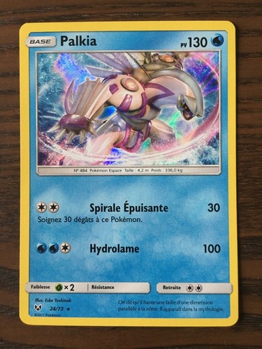 Carte pokémon holo palkia - carte,