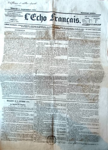 Vieux journal l - journal,