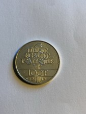 pièce de 100 francs en argent « Droit de l Homme » 