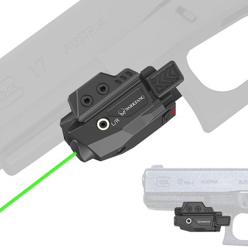 Low profile green laser sight - low,