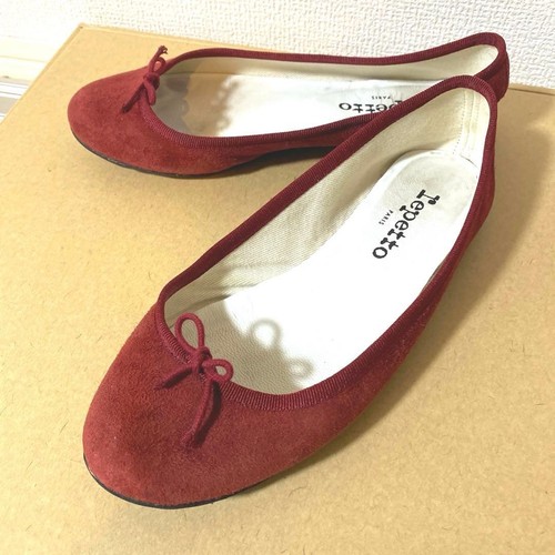 Repetto cendrillon red suede - red,
