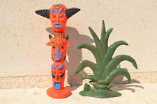 STARLUX - totem INDIEN et buisson plante grasse - FAR-WEST