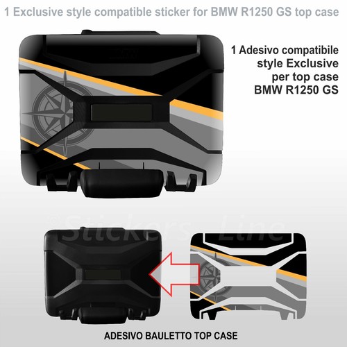 Adhésif top case - adhésif, bmw