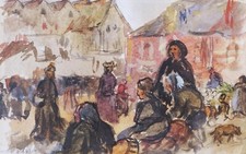 Dessin aquarelle tableau